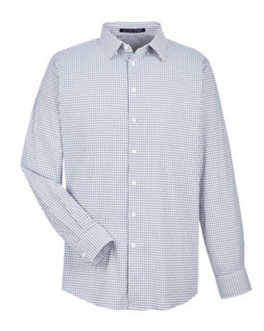 Devon & Jones® CrownLux Performance Men's Micro Windowpane Woven Shirt